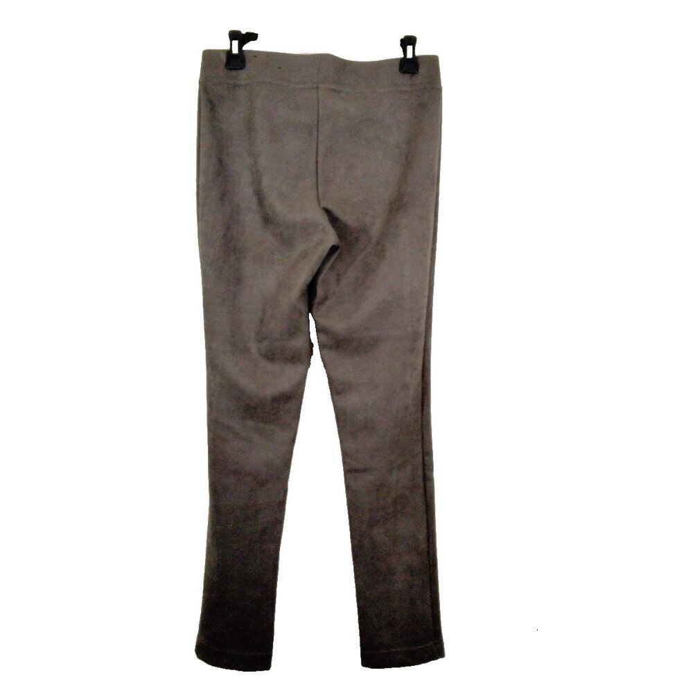 Andrew Marc Pants Womens Small Pull On Brown Taupe Soft Stretch Faux Suede - Picture 3 of 6